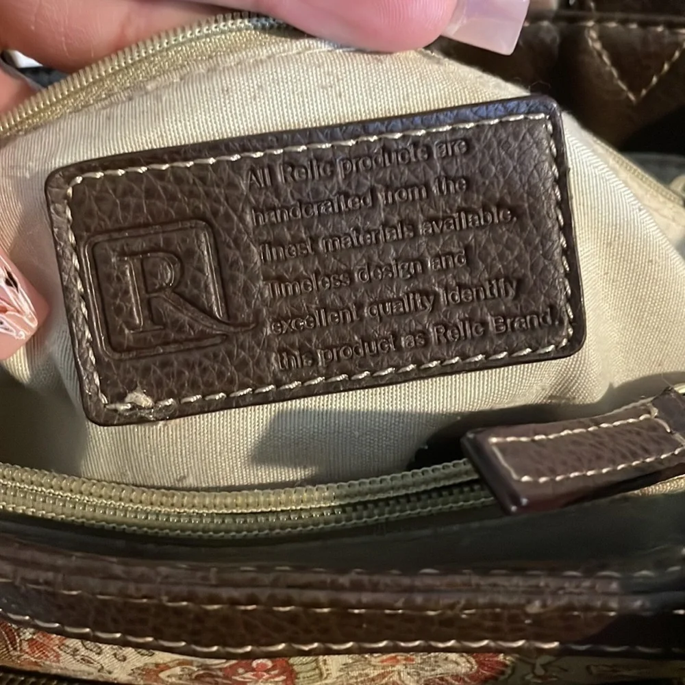 Relic by Fossil Vintage Paisley Leather purse - Picture 9 of 13